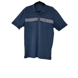Travis‎ Mathew Polo Shirt Adult Mens Large Athletic Gray Short Sleeve Golf